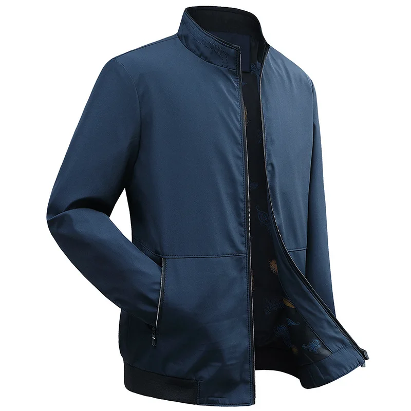 

MRMT 2022 новая мужская куртка деловой Повседневный однотонный воротник-стойка тонкая Толстая Мужская куртка большого размера