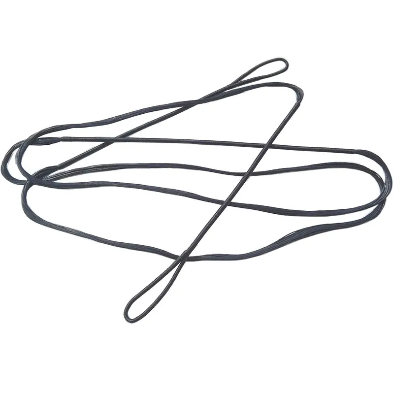 Длина 12/14/16 нитей черные Сменные Рекурсивные лук струны длиной 48 '' 70''