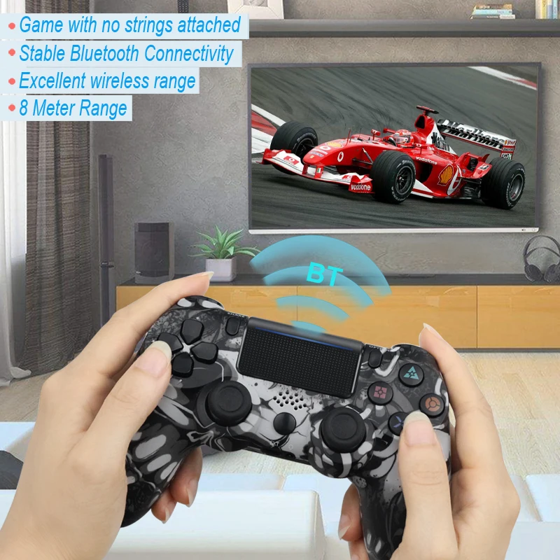 Bluetooth беспроводной/проводной контроллер для sony PS4 Геймпад Джойстик геймпады для PS3 консоли для Win 7/8/X