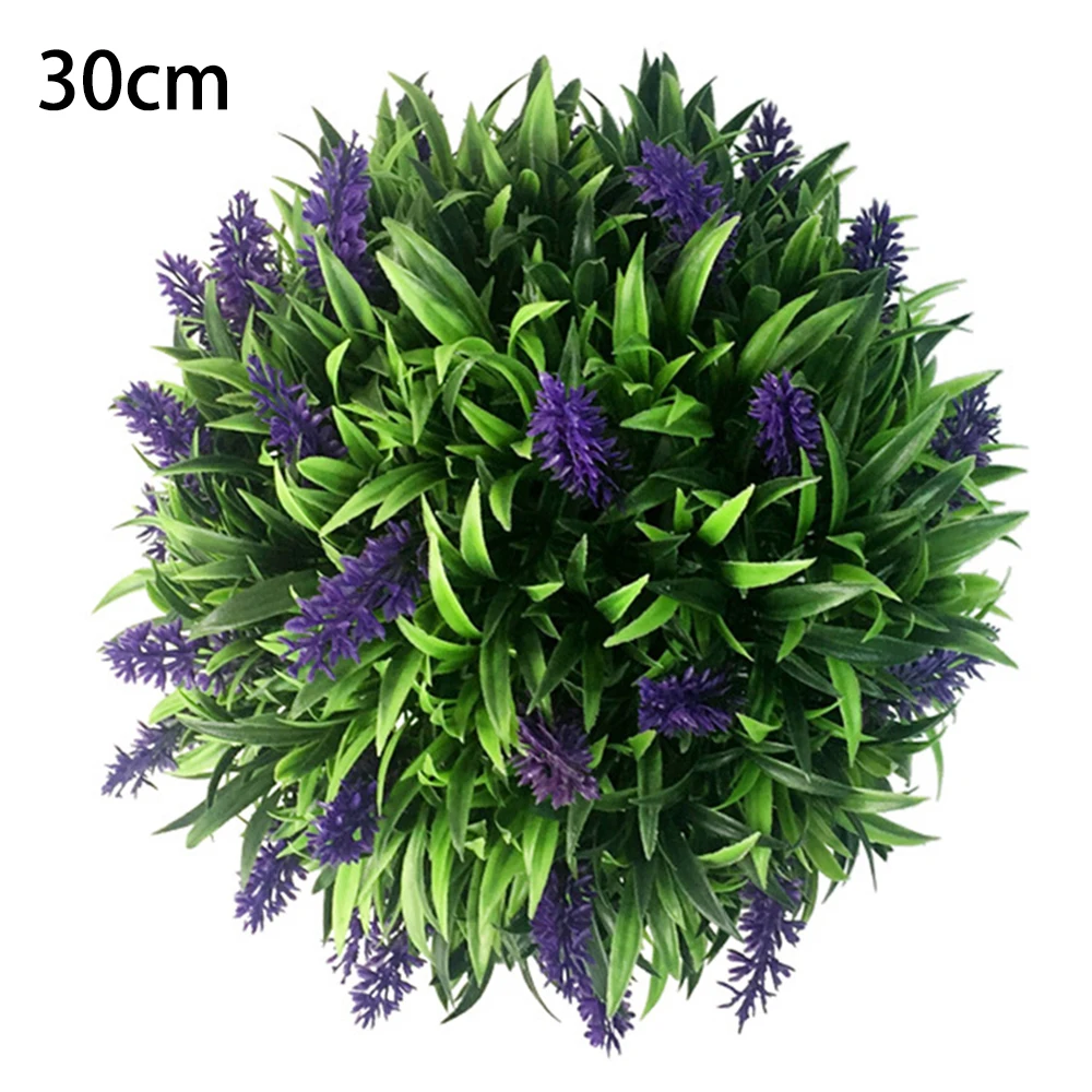 

Garden Lavender ball Basket Plastic Purple Lavender Flower Ball High Quality