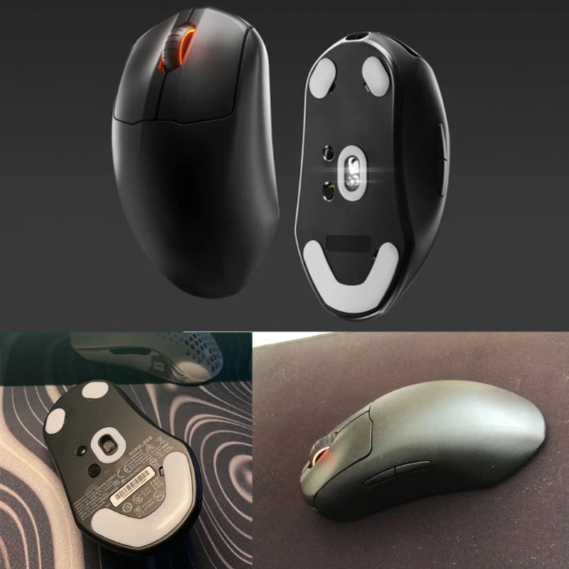 

1Pack Mouse Feet Pedal for steelseries- Prime Wireless Mouse Replacement Feet Glides Curve Edge Mouse Feet Sticker 24BB