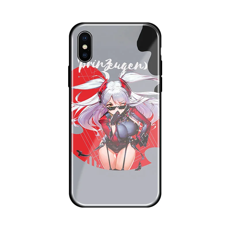 Мягкий силиконовый чехол для телефона из закаленного стекла iPhone 5 5S SE 6 6S 7 8 Plus X Xr Xs