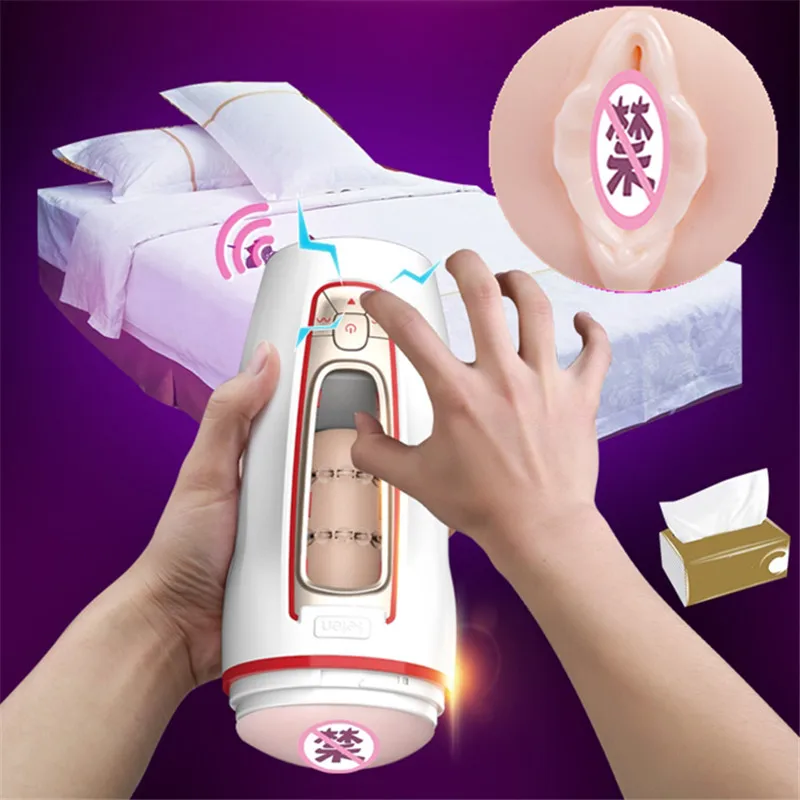 Автоматический мужской мастурбатор Leten силиконовая Реалистичная Вагина для