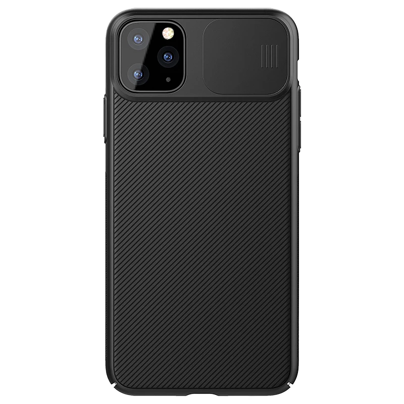 Черный Для iPhone 11 11 Pro 11 Pro Max чехол Nillkin Camshield чехол Защита камеры задняя крышка для iPhone 11 Pro Max чехол - Цвет: Черный