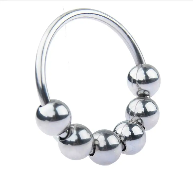 6 Размеры мужской Нержавеющая сталь Пенис задержки Gonobolia кольцо с шестью