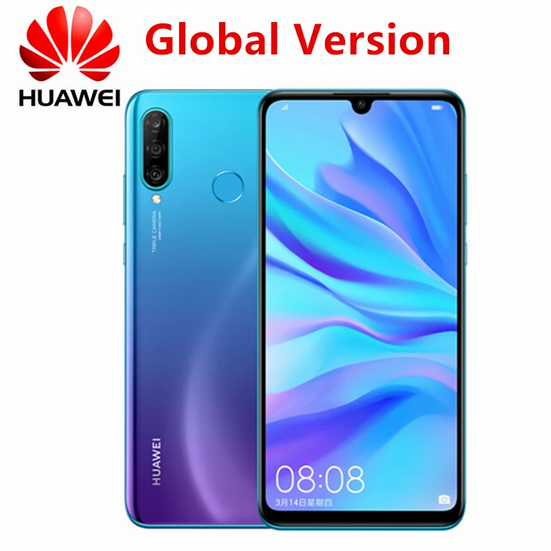 Глобальная версия huawei P30 Lite сотовый телефон 6 15 дюймов фронтальная 32 0 МП 3340 мАч Kirin
