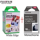Пленка Fujifilm instax mini 20 листов с белым краем + 10 листов черно-белая монохромная пленка для мгновенной камеры mini 8 7s 25 50s 9