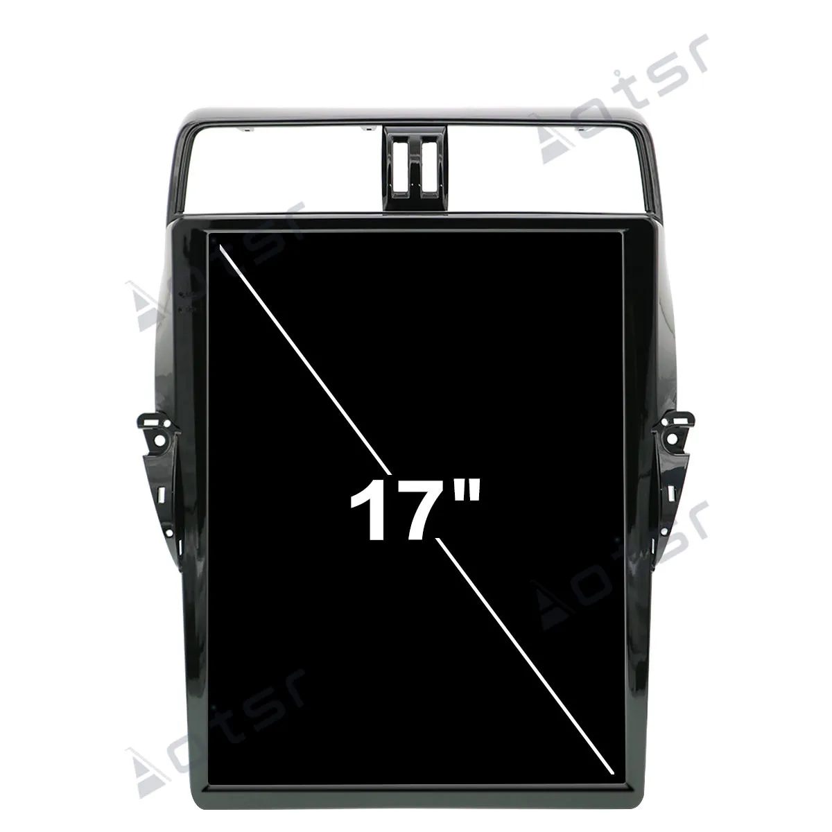 Автомобильный мультимедийный плеер Tesla style 17 дюймов без DVD плеера GPS навигации для