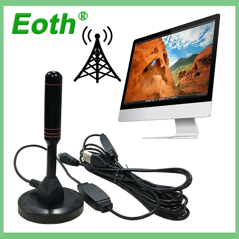 Цифровая ТВ антенна Fox HD для помещений телевизионная антена с DVB T T2 VHF UHF ISDB ATSC