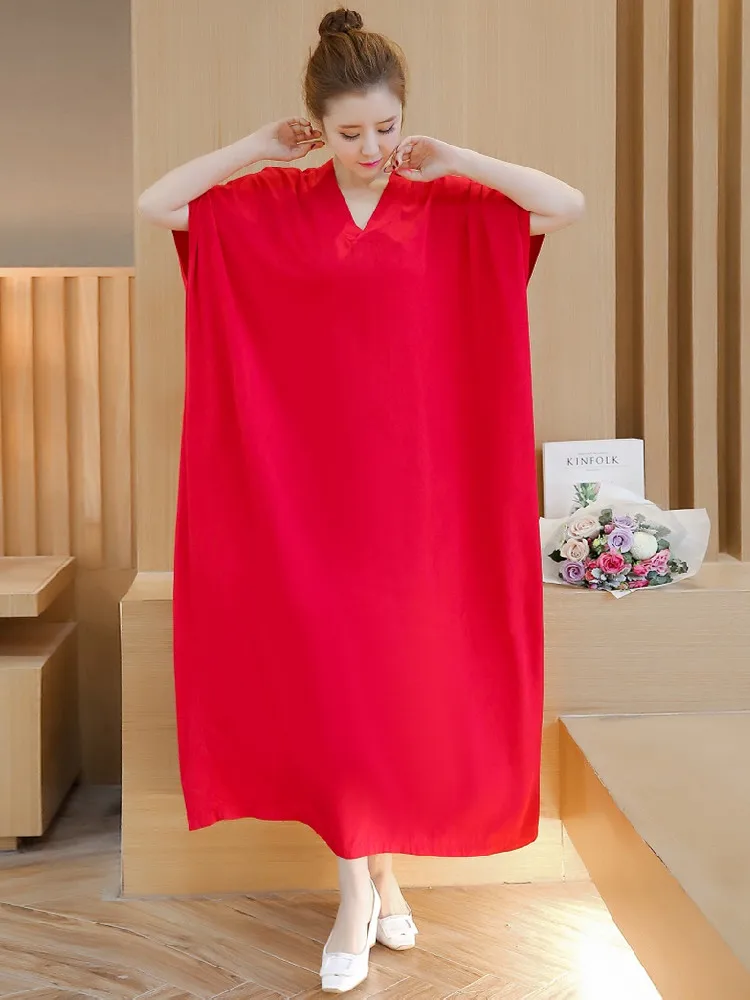 Женские винтажные платья из хлопка с коротким рукавом повседневное Свободное