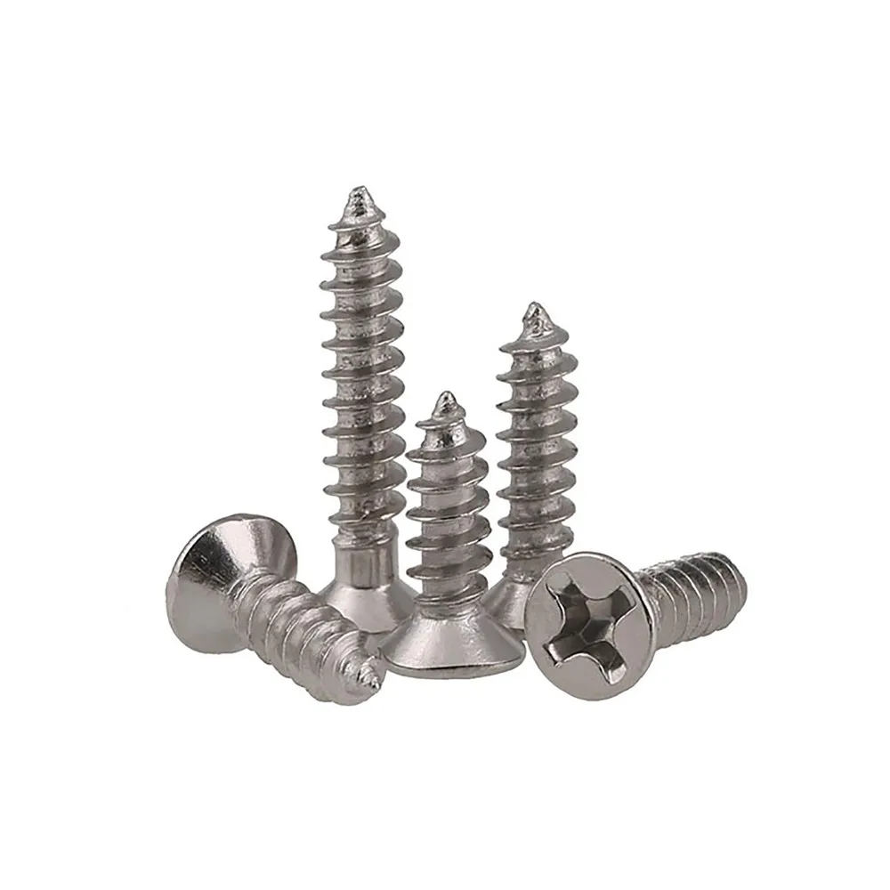 

50 шт. M2 M2.3 M2.6 M3 M3.5 M4 Никель покрытием крестовой винт с потайной головкой саморез винт Длина 4 мм/5 мм/6 мм/8 мм/10 мм/12 м