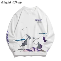 glacialwhale mens crewneck sweatshirt men 2021 print sweatshirts oversized male 100cotton japanese streetwear white hoodies men