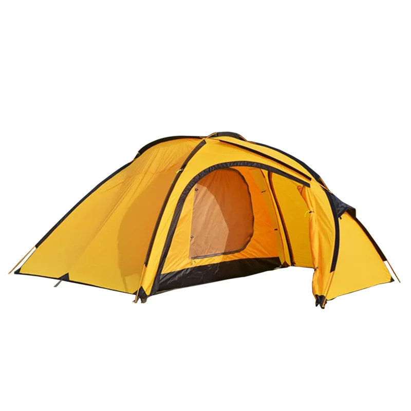 Double Layer Outdoor Hiking Backpacking Ultralight Family Camping Tent 2-4 Person Waterproof Windproof 210T PU | Спорт и развлечения