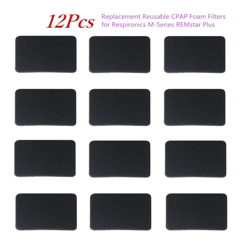 

Сменные фильтры из пенопласта BMC, 12 шт., многоразовый воздушный фильтр для аппарата CPAP/AutoCPAP/BiPAP, 100% хлопок, бесплатная доставка
