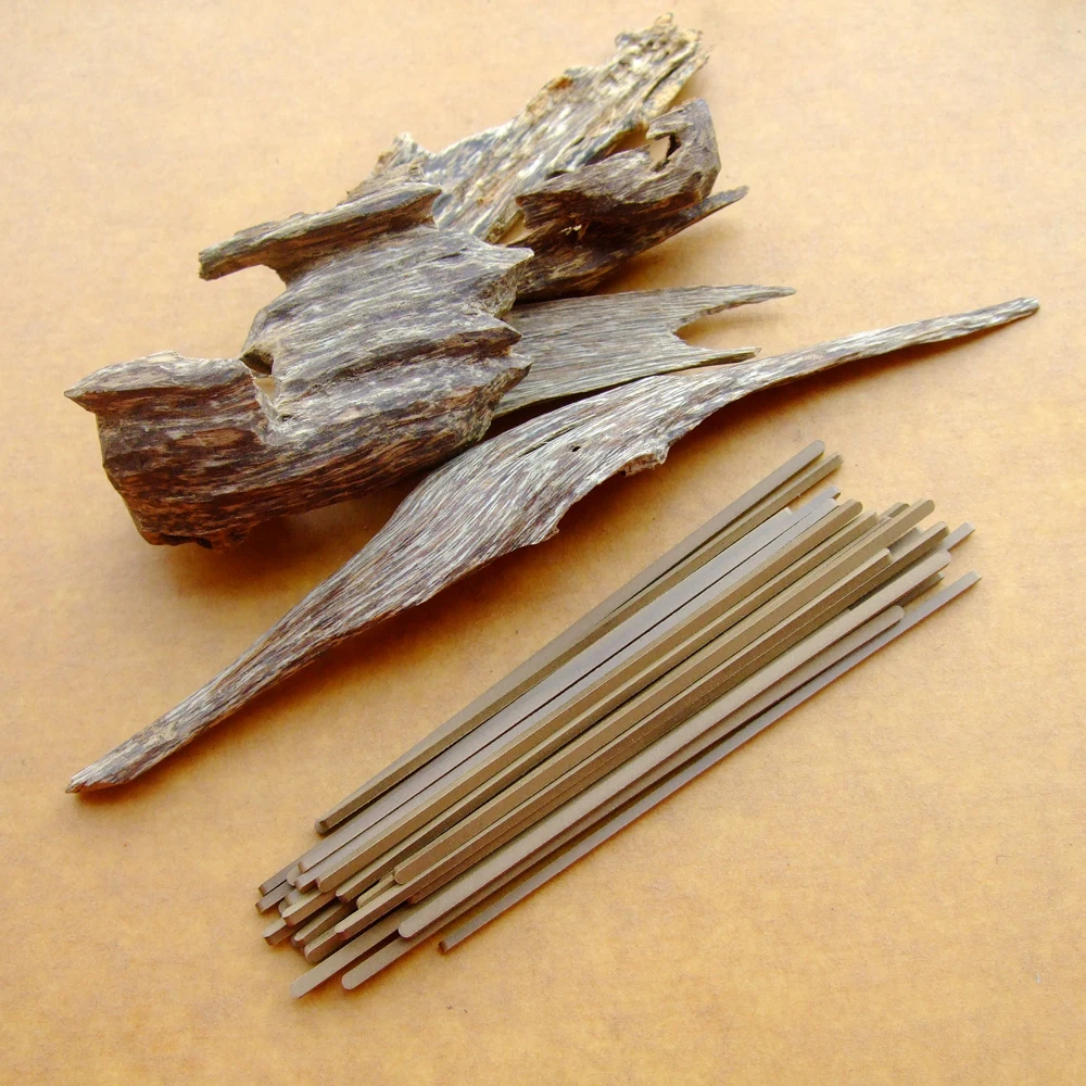 Natural Vietnam 7A Pure Oud Incense Stick 30pcs Square Aquilaria Sticks Incense For Aromatherapy Scent Rich images - 6