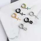 Серьги-гвоздики из нержавеющей стали в готическом стиле