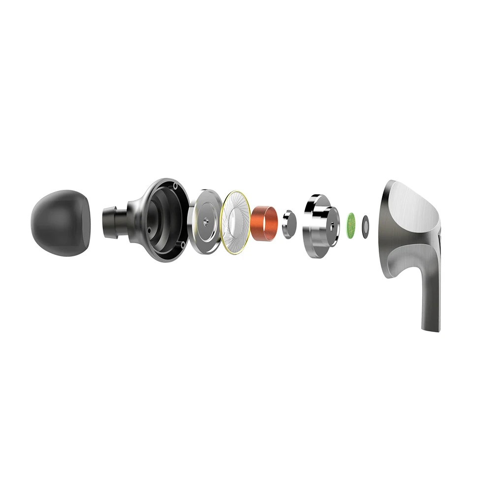 Auglamour F200 HiFi Динамический драйвер вкладыши 3 5 мм DJ металлические спортивные