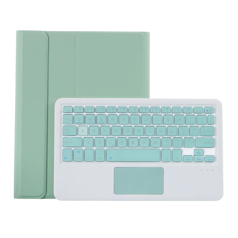 

Tablet Case+Wireless Keyboard for iPad Air4 10.9 Inch Flip Leather Case Tablet Stand with Press Pad