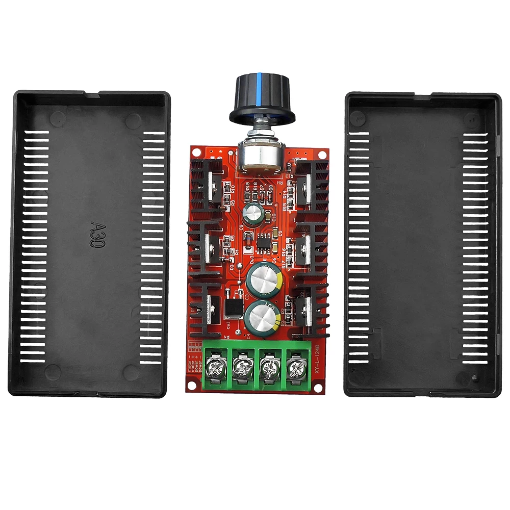 2000W DC 12V 24V 48V MAX 40A контроллер скорости двигателя постоянного тока PWM регулятор