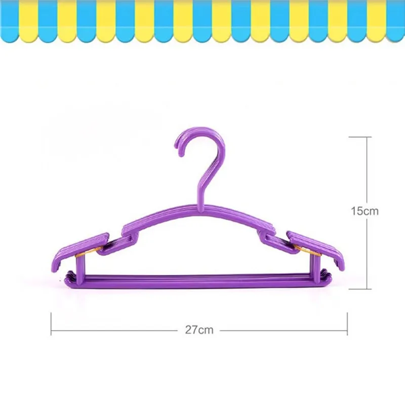 

10/20/30/lot Kids Baby Clothes Hangers Portable Outdoor Drying Plastic Rack Children Coat Display Hanger Household Organizer