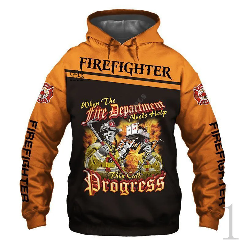 

PLstar Cosmos 3DPrint FireFighter Firemen Fire Hero Harajuku Cozy Streetwear NewFashion Funny Zip/Hoodie/Sweatshirt Men/Women 3