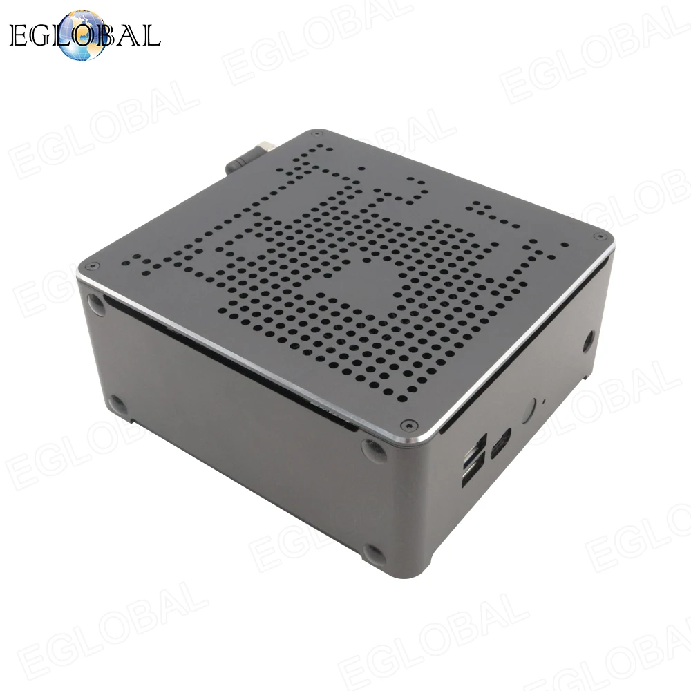 Игровой мини ПК Eglobal с двумя сетями Intel i9 9880H i7 9850H Xeon 2186M 2 * DDR4 64 Гб M.2 PCIE + 1*2 5 ''SATA