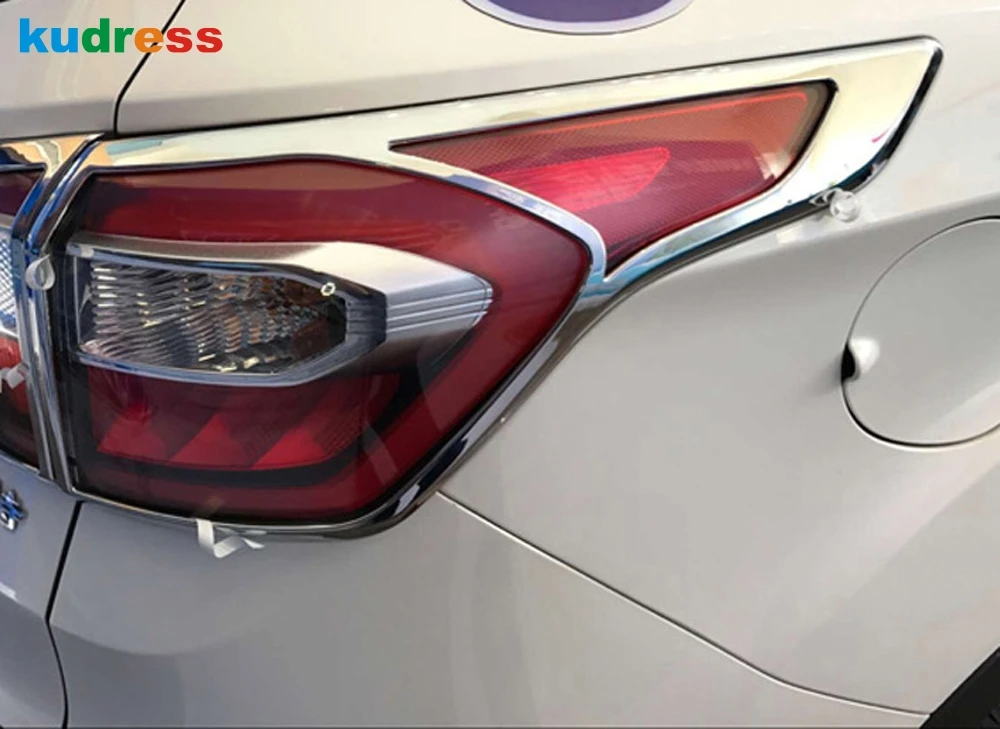 4 шт. хромированные накладки на задние фары для Ford Escape Kuga 2017 2018 ABS|hood cover|abs chromechrome car