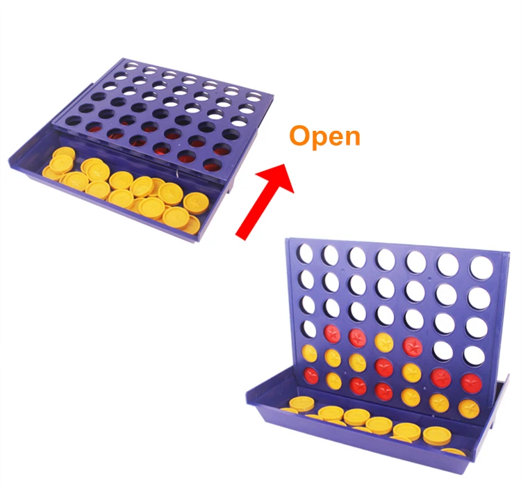Новое подключение 4 игры классический мастер складной дети линейка ряд настольные игрушки-пазлы подарки настольная игра ZXH