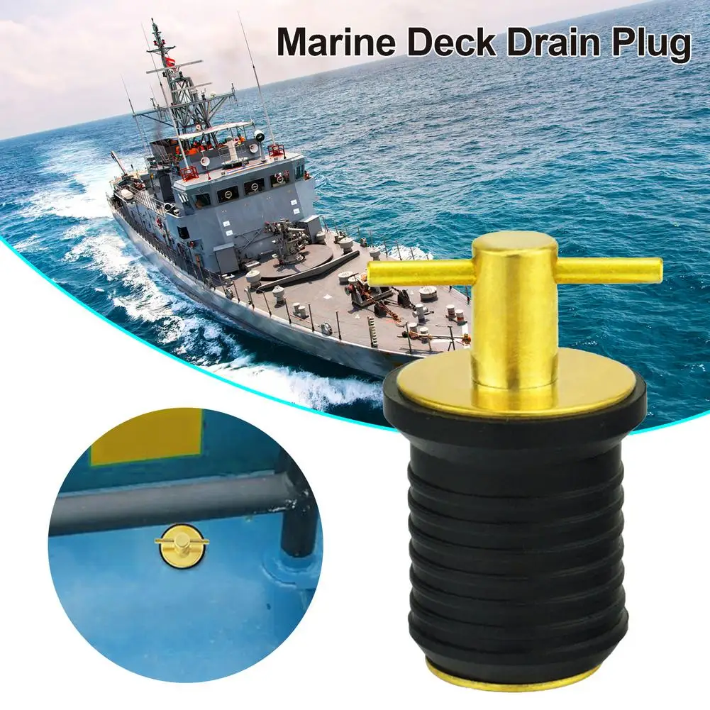 

Brass Drain Plug Corrosion Resistance Good Seal Deck Drain Plug