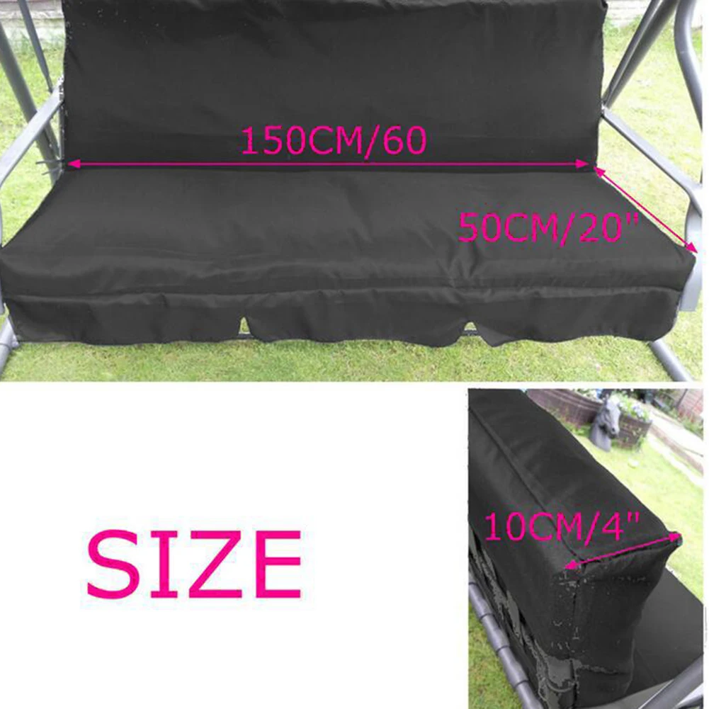 Чехол для садовых качелей 150*50*10 см водонепроницаемое пылезащитное сиденье сада