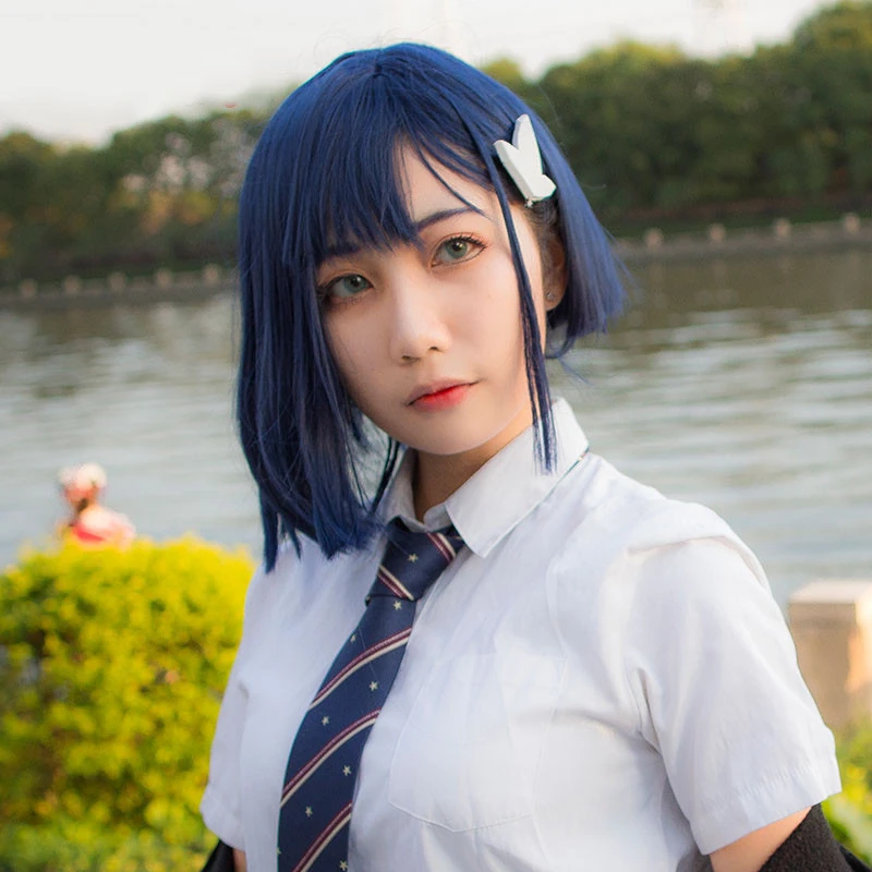 Японский аниме дорогой в FRANXX Ichigo короткий парик синтетические волосы для косплея