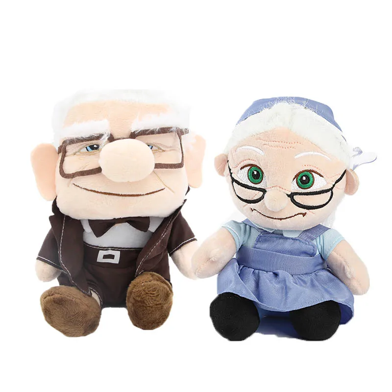 2 шт./лот 10 20 см игрушки Карл ап плюшевые дедушка бабушка Мультяшные Мягкие