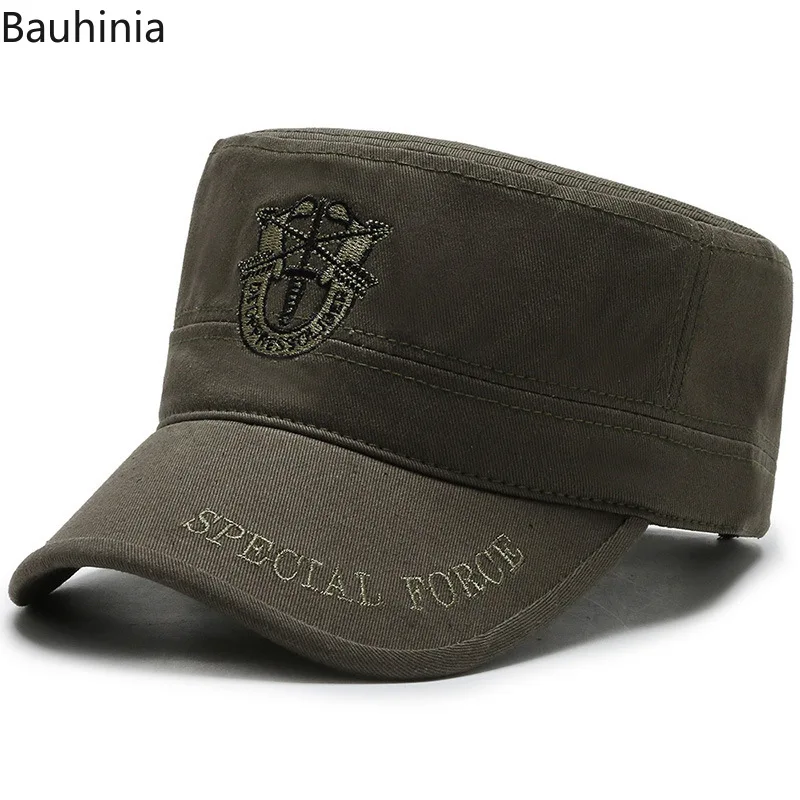Men Tactical Camo Military Hats Camouflage Embroidery Flat Cap Male Baseball Caps Army Force | Аксессуары для одежды