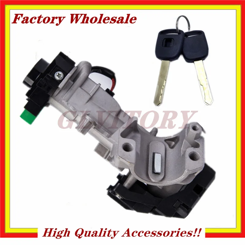 06350-SDA-H31 Замок зажигания цилиндра авто Trans 2 ключ подходит для 2006-2011 Honda Civic