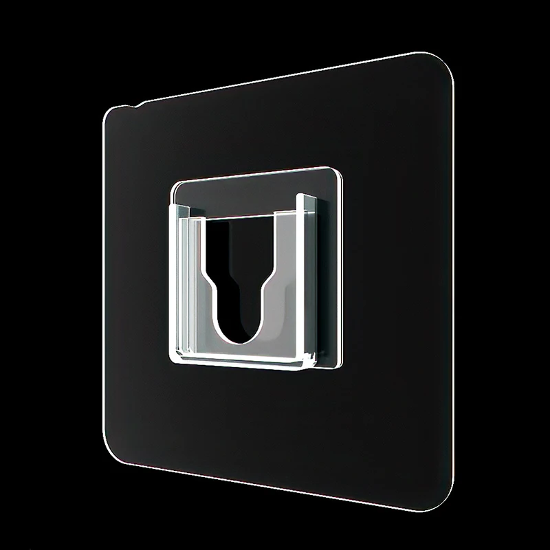 

Thours Double-Sided Adhesive Wall Hooks Hanger Strong Transparent Hooks Suction Cup Wall Storage Holder For Kitchen Bathroom