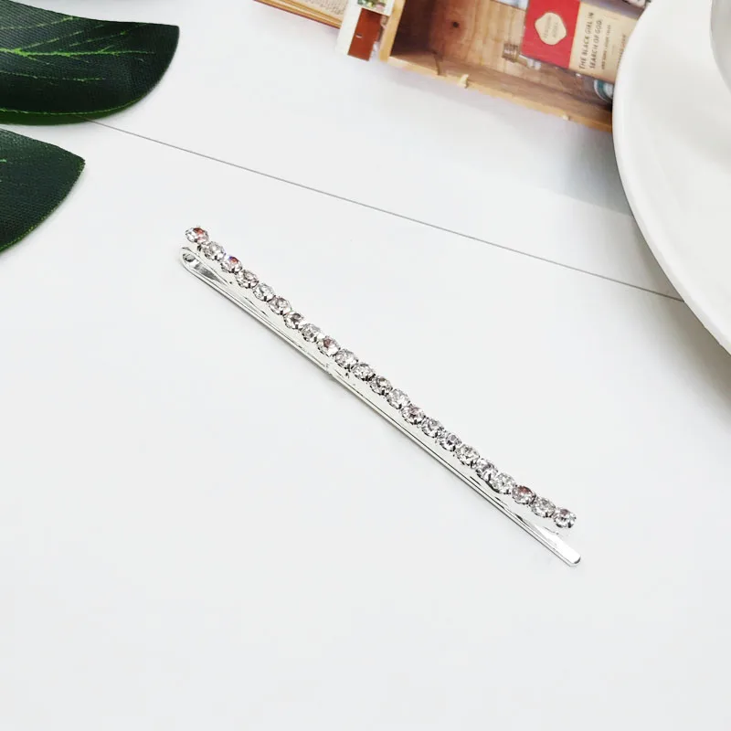 7cm pin Корейская мода Роскошные буквы Стразы заколки для волос для женщин девочек заколки с кристаллами индивидуальные заколки для волос аксессуары для волос - Цвет: 7cm pin