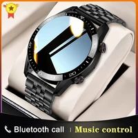 2021 luxury smart watches gift for men fashion smartwatch bluetooth call sport mens watch heart rate monitoring music control