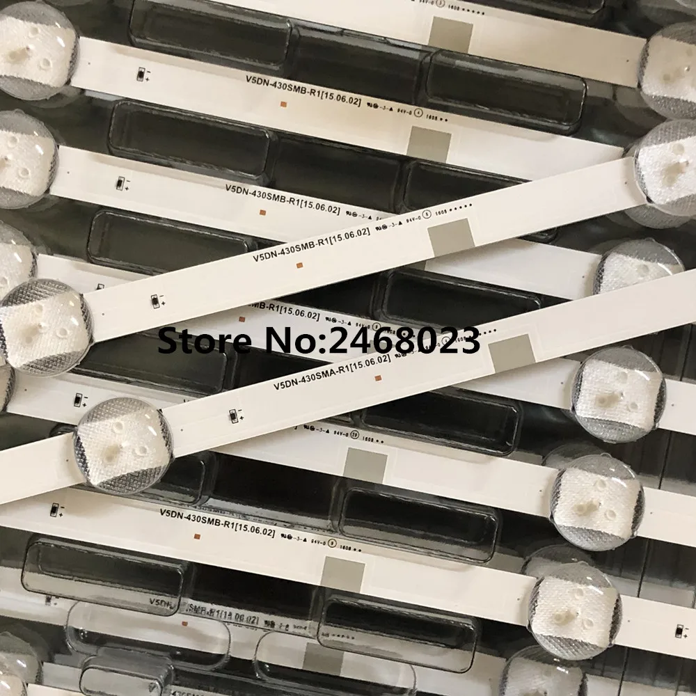 5 компл. = 40 шт. Светодиодная подсветка полосы для Samsung UN43J5200AG 2015 SVS43 FCOM FHD V8DN-430SMB-R0