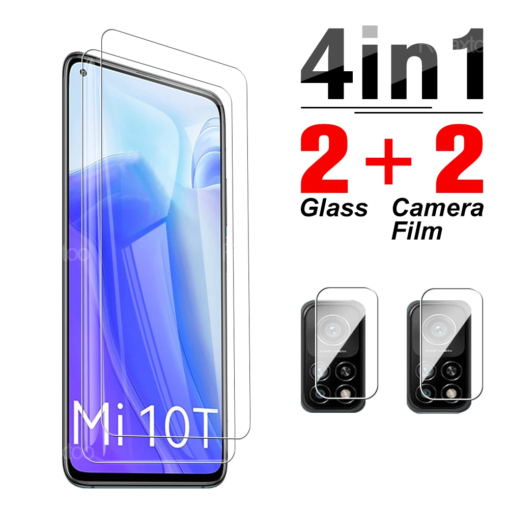 

Закаленное стекло 4 в 1 для Xiaomi Note 10 Pro 10 T, защита для объектива камеры Xiaome Mi 10 t 10pro Lite, прозрачная пленка для экрана