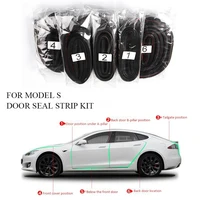 quality car door seal strip kit soundproof strip noise insulation weather strip sealing for tesla model x