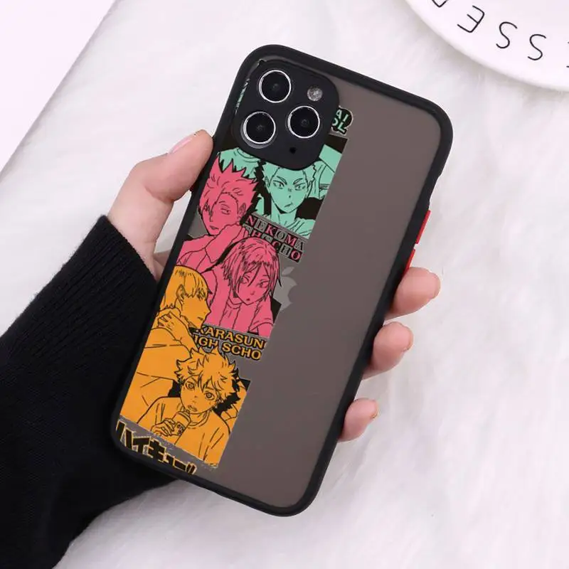 

haikyuuPoster Phone Cases Matte For iPhone 12 Mini 11 Pro XR XS Max 7 8 Plus X Hard PC Back Cover