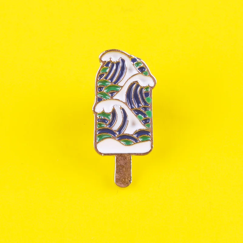 Серии волны шпильки КИТ Броши Зонт бутылка эскимо из сплава металла и цинка