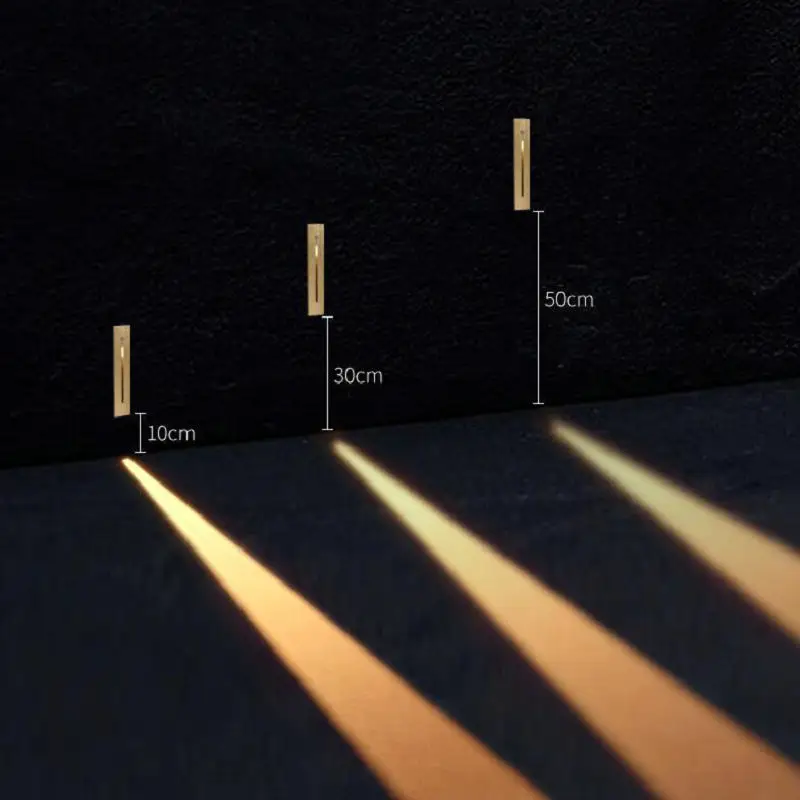 Светодиодный светильник CREE 3 Вт встраиваемый в лестницы светодиодный угловой