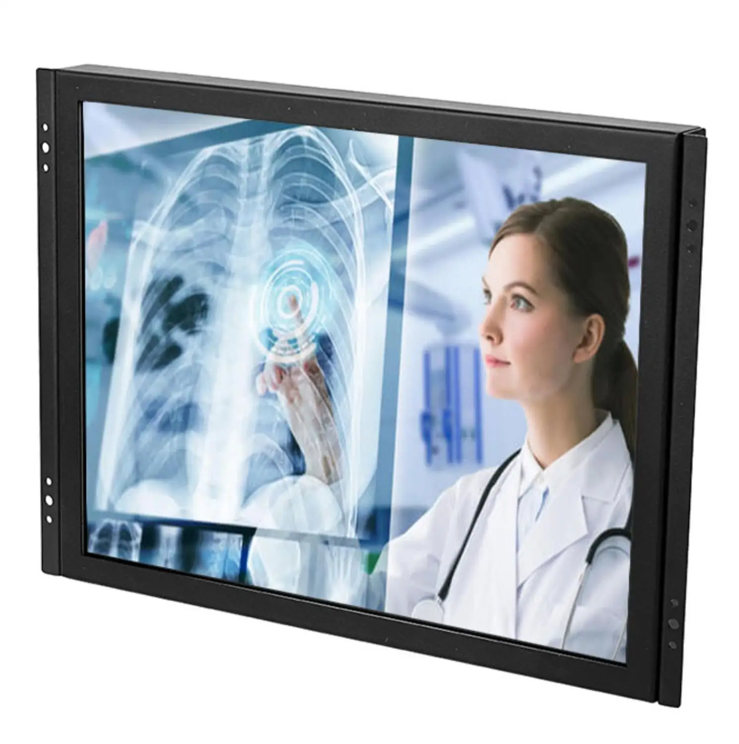 1000 nits sunlight readable 17 inch Industrial touchscreen monitor for kiosk