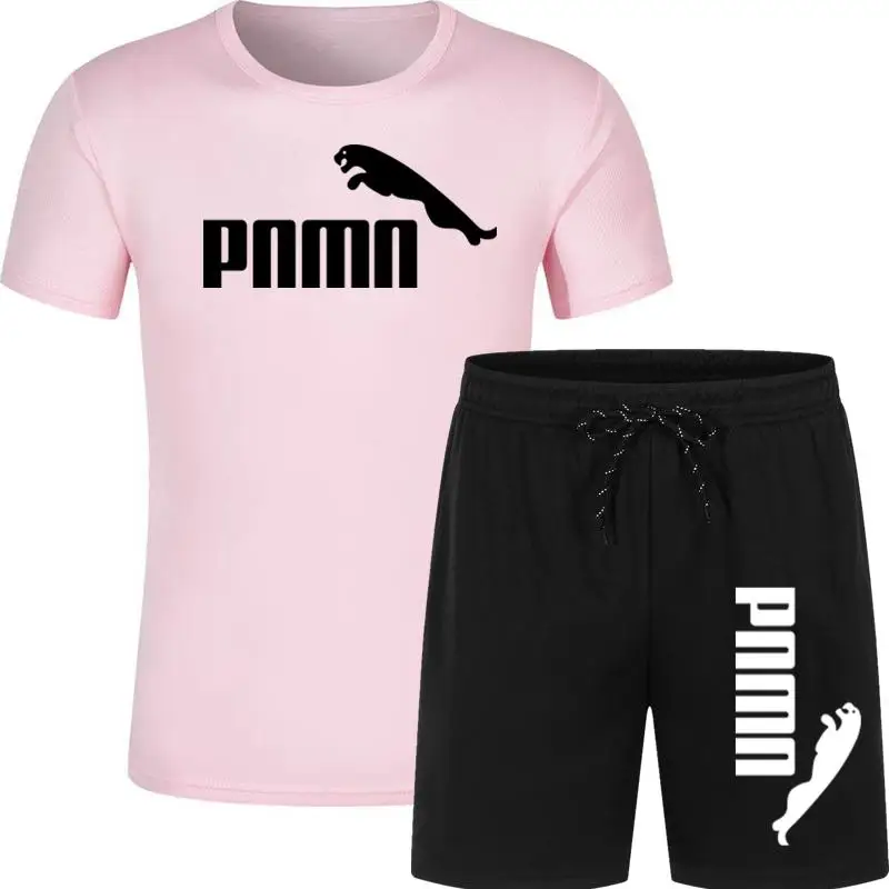 

2021 spring and summer fashion trend men's brand men's sportswear fitness sportswear 2 pieces/set of running sportswear