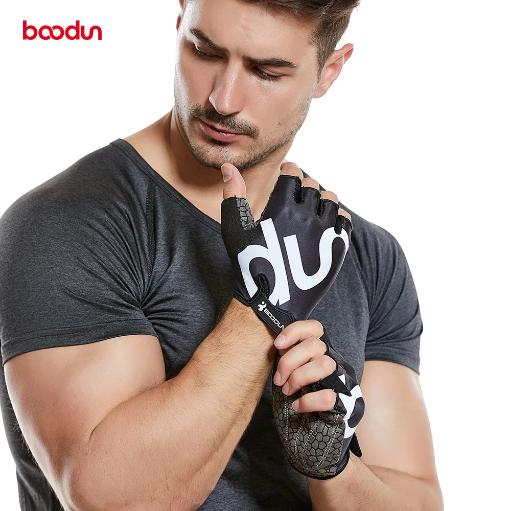 Перчатки для велоспорта Boodun Нескользящие дышащие спортивные митенки с закрытыми