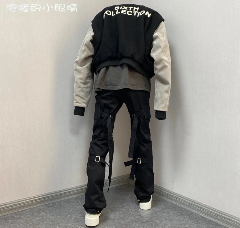 

NIGO FOG 6TH Genuine Leather Baseball Jacket Coat Code@F12