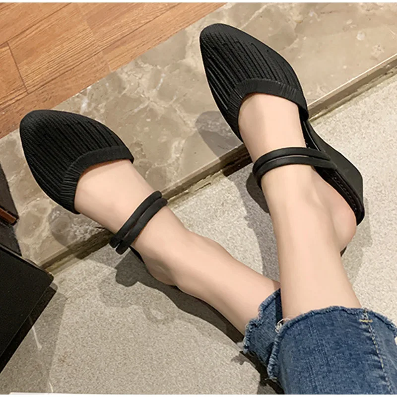 Women Shoes Pointed Toe Woman Casual Sandals New Summer Comfort Ladies Wedge Jelly Fashion Female Two Wear Slippers | Обувь