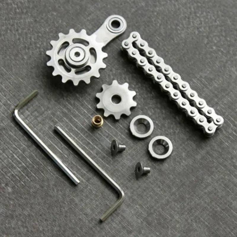 

Sprockets Gears Finger Spinner Fingertip Gearwheel Gyro Chains Toy For Adults Q4B2