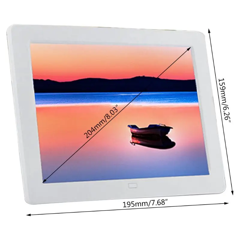 

Digital Photo Frame 8 Inch Digital Picture Frame 1024x768(4:3) TN Screen with Remote Controler
